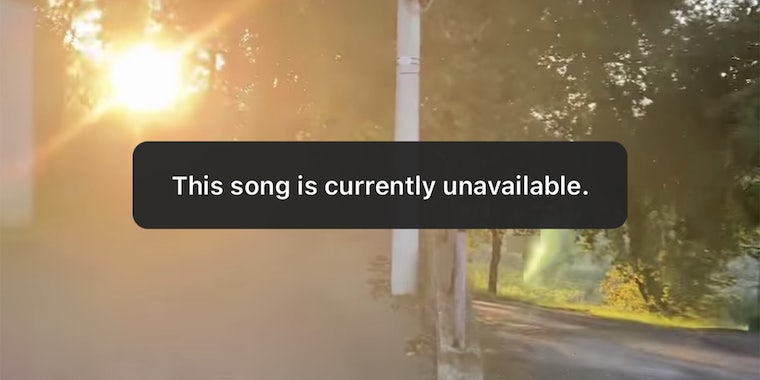 "Instagram будет на какой-то чуши*t": ролики попали с надписью «Эта песня в настоящее время недоступна» ошибка 