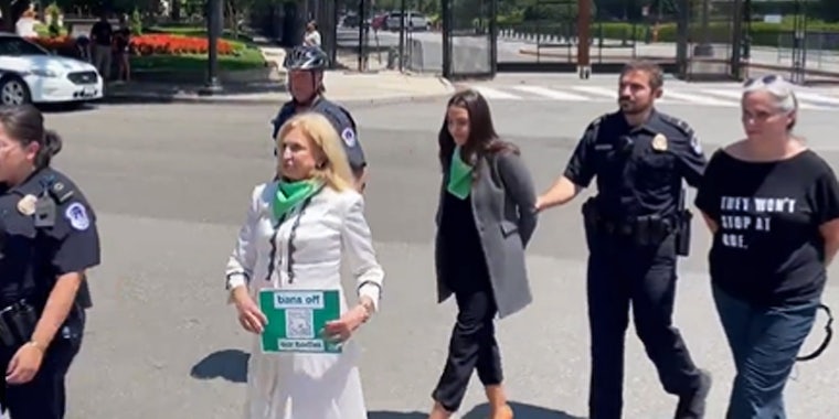 Более дюжины конгрессменов-демократов арестованы за протест против абортов в Верховном суде 