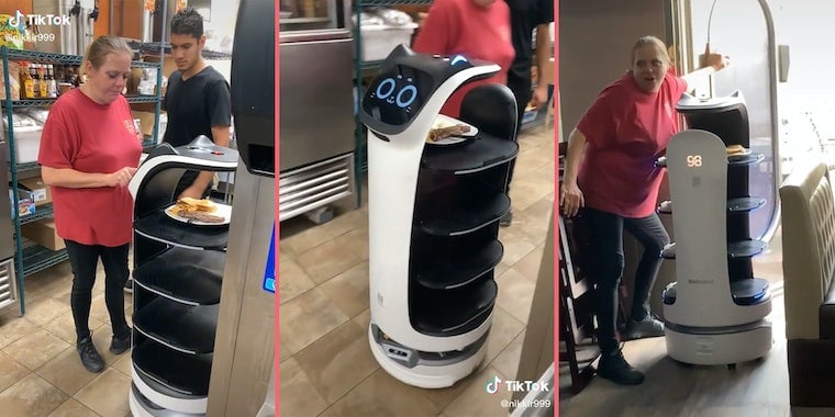 «Если она должна следовать за этим, что в этом плохого?»: видео рабочего, помогающего роботу-рабочему в закусочной, вызывает споры 