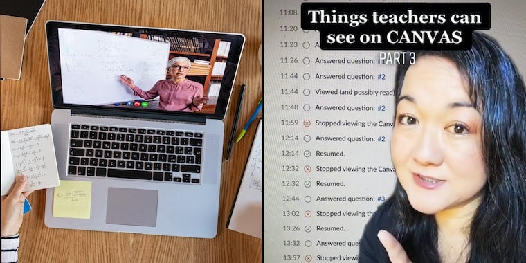 «Это то, что мы видим, когда вы проходите тест»: профессор колледжа рассказывает о том, что она может увидеть на Canvas в вирусном TikTok 