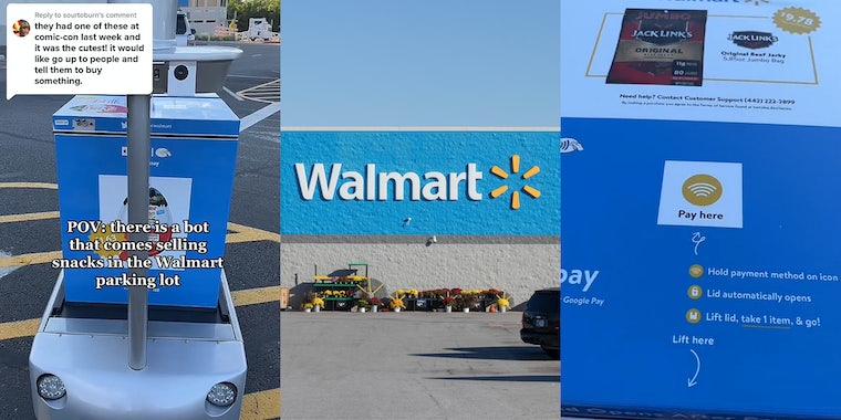 «Но они не принимают Apple Pay в магазине»: Walmart использует роботов-закусочных на парковках. Они продают 2 товара и принимают Apple Pay 
