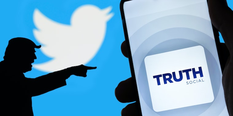 Трамп, кажется, отчаянно пытается удержать пользователей Truth Social от бегства в Twitter 