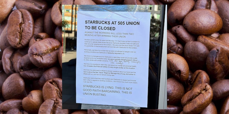 Вирусный твит показывает, как работники Starbucks в Сиэтле призывают компанию закрыть магазин 