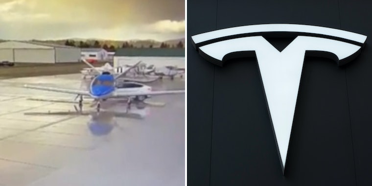 Владелец Tesla использует "Smart Summon" особенность, разбивает его на самолете за 3,5 миллиона долларов 