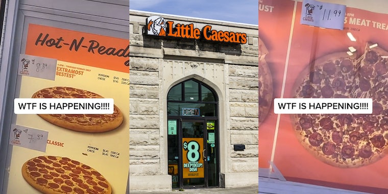 «Я подъехал к Little Caesars, черт возьми. Где пицца за 5 долларов?»: покупатель снимает на видео новые цены на пиццу в автосервисе 